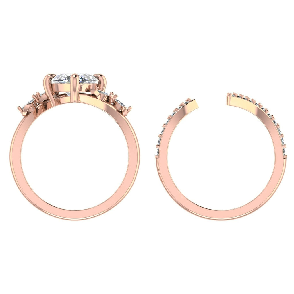 Marquise Bypass Statement (ring) — Engagement Ring Setting