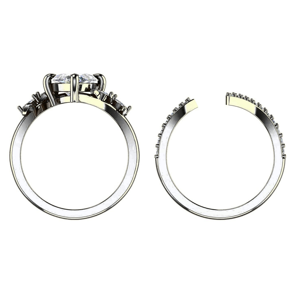 Marquise Bypass Statement (ring) — Engagement Ring Setting