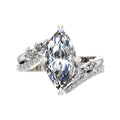 Marquise Bypass Statement (ring) — Engagement Ring Setting